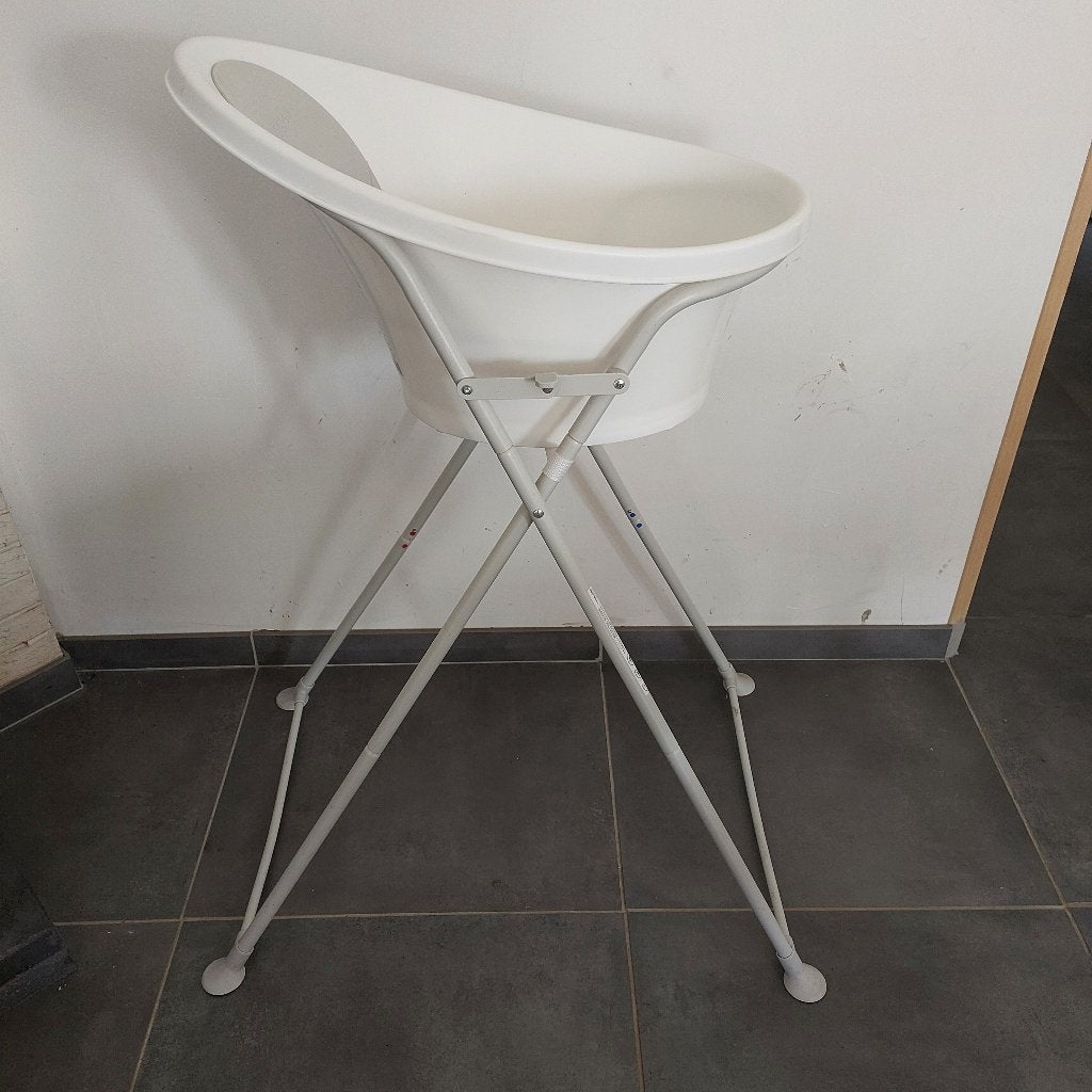 Baignoire bébé avec support et tuyau d évacuation, Enlèvement, Comme neuf, Baignoire