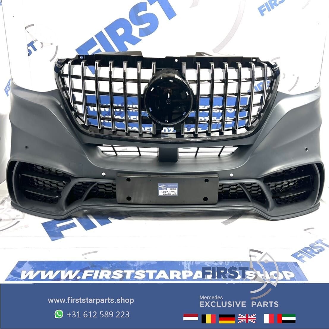 W907 SPORT AMG LOOK BUMPER Mercedes SPRINTER W910 VOORBUMPER, Gebruikt, -, Voor, Ophalen of Verzenden