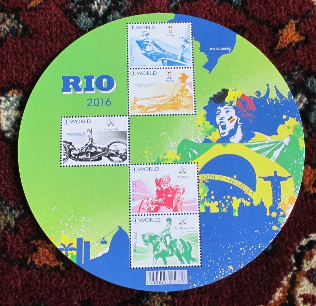 1 blok BL243 rio 2016, Postzegels en Munten, Frankeerzegel, Ophalen of Verzenden, Zonder stempel, Postfris