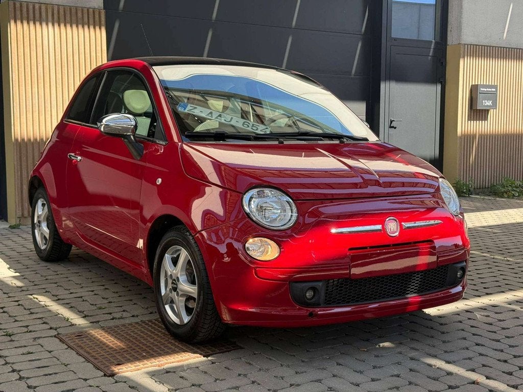 Fiat 500 1.2i Lounge / PRET A L'IMMATRICULATION / PANO / CLI, Stof, Gebruikt, 4 cilinders, Bedrijf