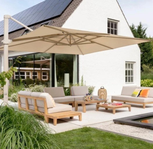 Jardinico Lima parasol 300 x 400 cm, Enlèvement, Comme neuf, 3 à 4 mètres, Parasol flottant