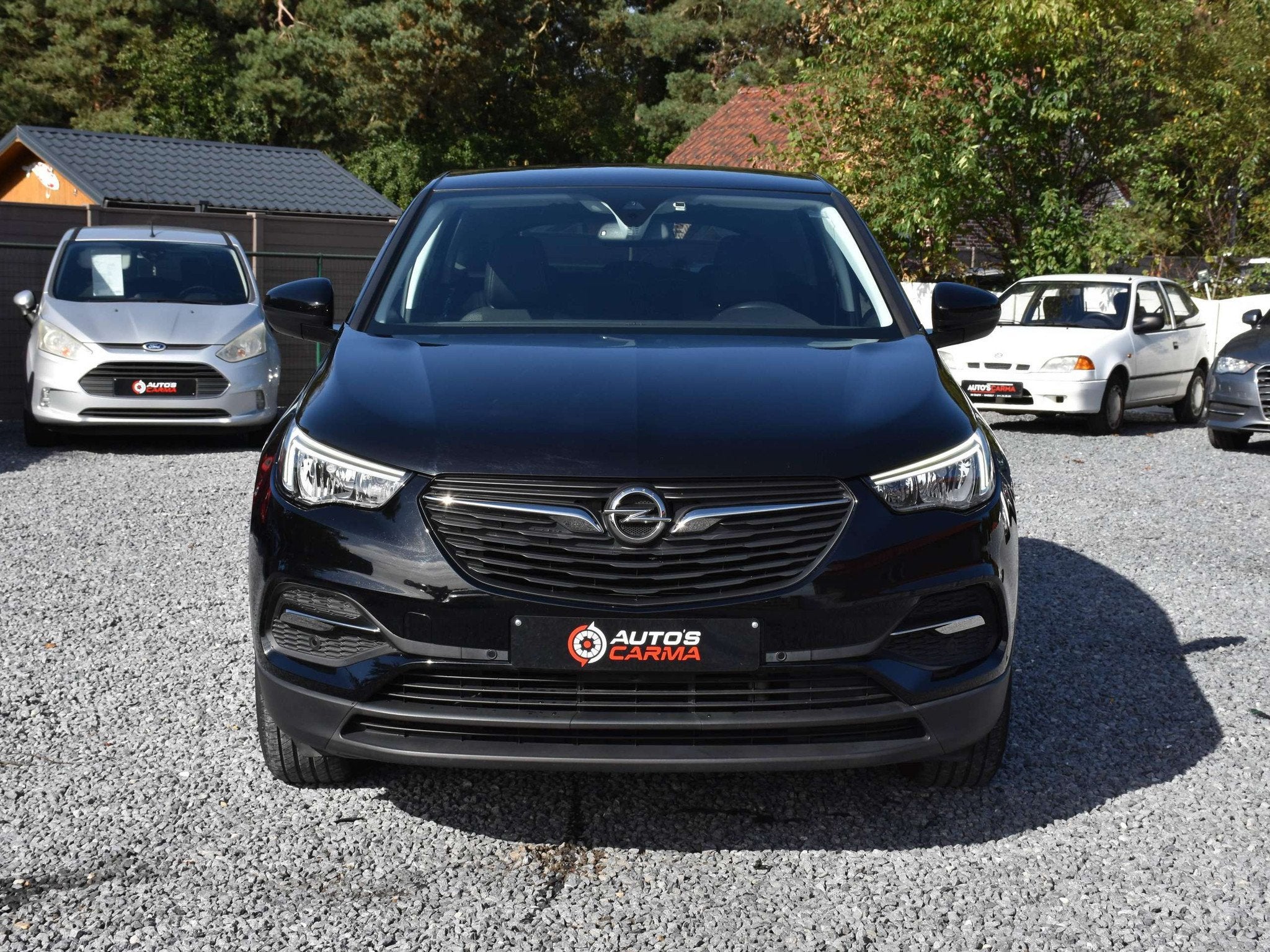 Opel Grandland X Grandland X 1.2 Turbo Nieuw Staat !, Auto's, Automaat, Gebruikt, 1199 cc, Zwart