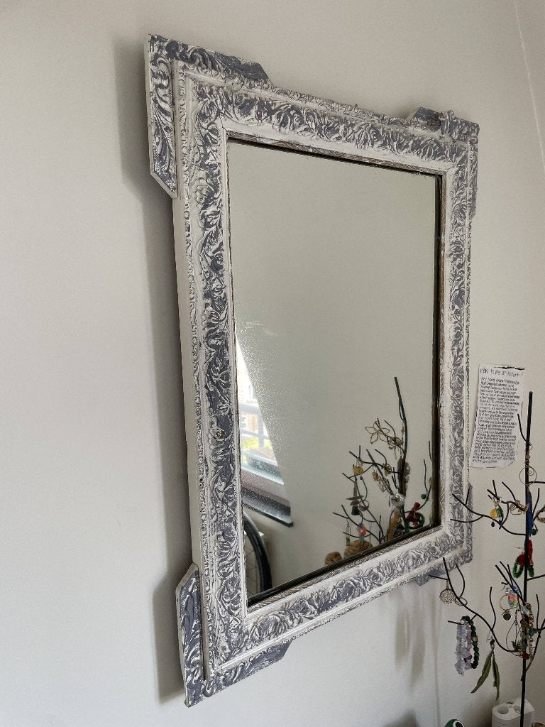 Magnifique miroir ancien, Enlèvement, Rectangulaire, 50 à 100 cm, Moins de 100 cm