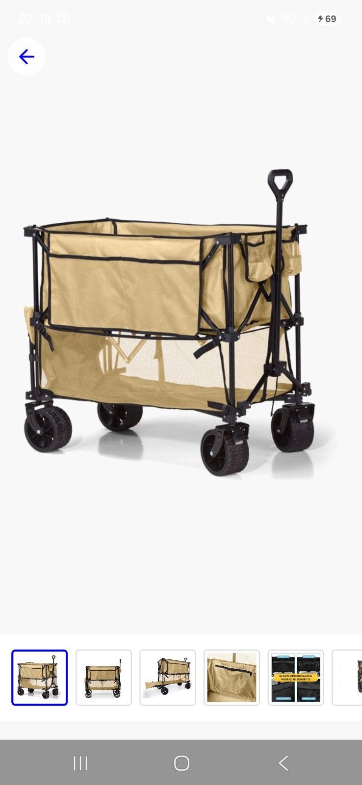 bolderkar, Caravanes & Camping, Chariots, Enlèvement, Pliable