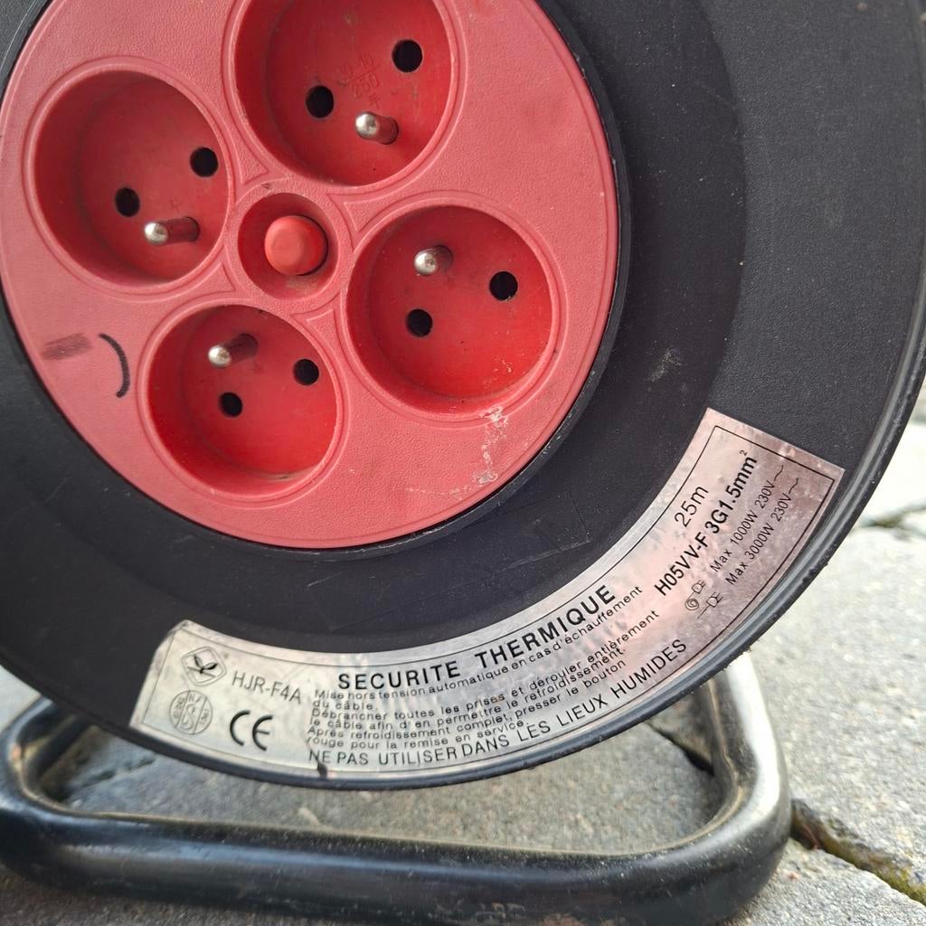 Verlengkabel 25 meter voor caravan of camper, Ophalen of Verzenden