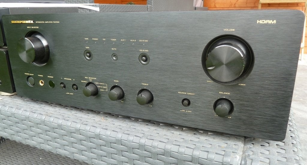 Marantz PM7000, gereviseerd, phono upgrade.,TOP geluid, TV, Hi-fi & Vidéo, Chaîne Hi-fi, Enlèvement, Reconditionné, Composants en vrac
