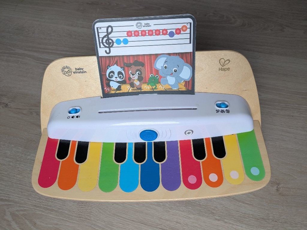 Hape Baby Einstein magische piano, Ophalen of Verzenden, Zo goed als nieuw, Elektronica, Met geluid