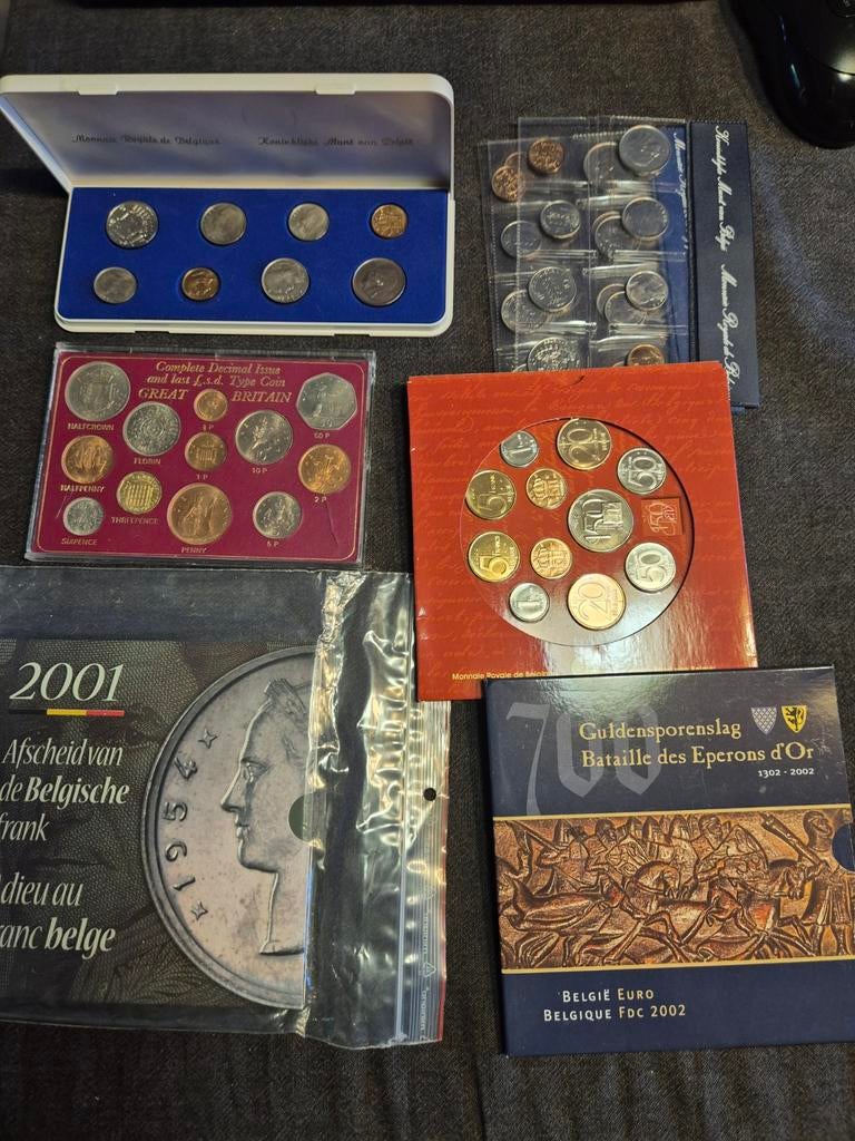 lot sets, Timbres & Monnaies, Monnaies & Billets de banque | Collections, Enlèvement ou Envoi, Monnaie