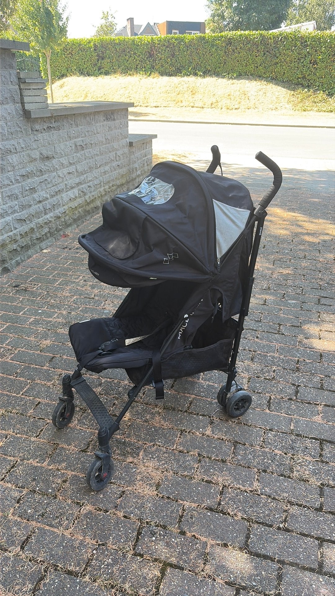 Buggy Maclaren Quest noir, Enlèvement, Utilisé, Maclaren, Ombrelle