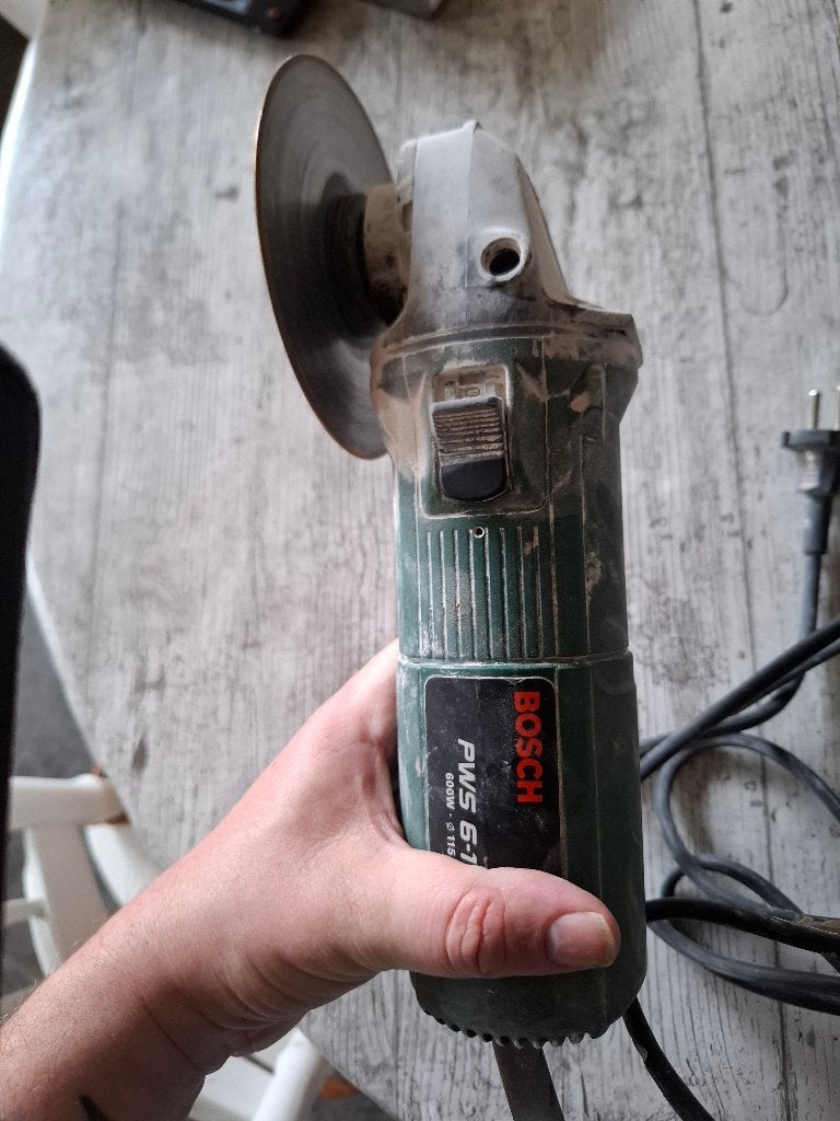 Slijpmachine bosch, Doe-het-zelf en Bouw, Gereedschap | Slijpmachines, Ophalen, Gebruikt, Rechte handslijpmachine