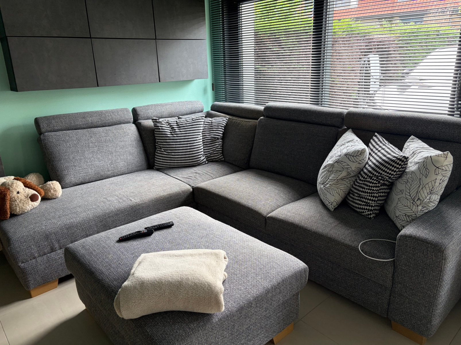 Salon in perfecte staat hoekopstelling, Enlèvement, Comme neuf
