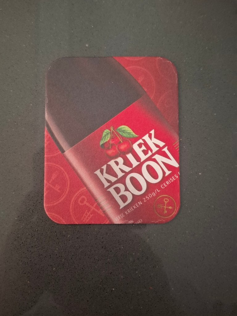 Bierviltje Kriek Boon, Verzamelen, Ophalen of Verzenden, Nieuw, Viltje(s), Overige merken