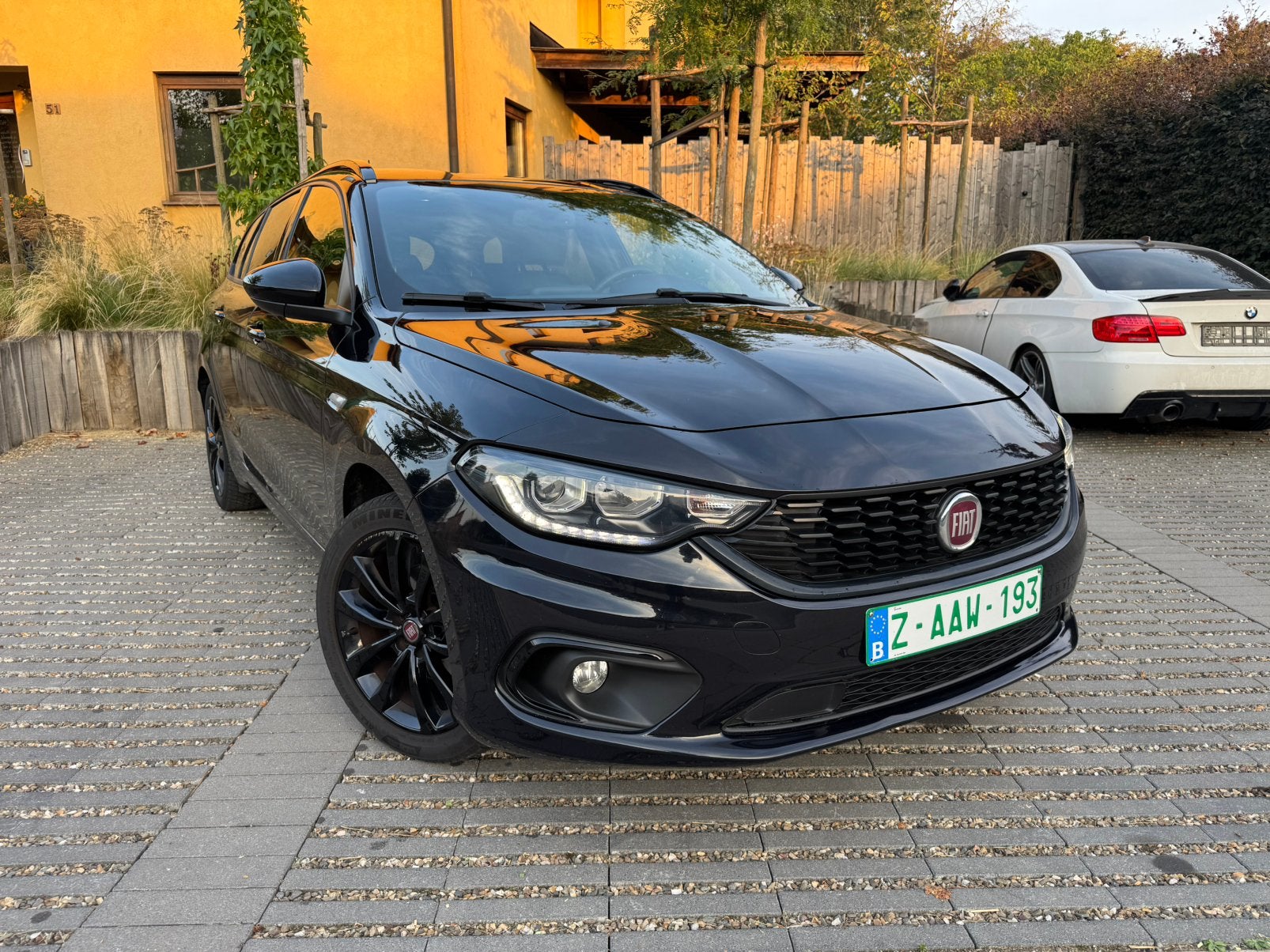 Fiat Tipo 1.4 benzine **trekhaak**, Auto's, Fiat, Bluetooth, Leder en Stof, Zwart, Bedrijf