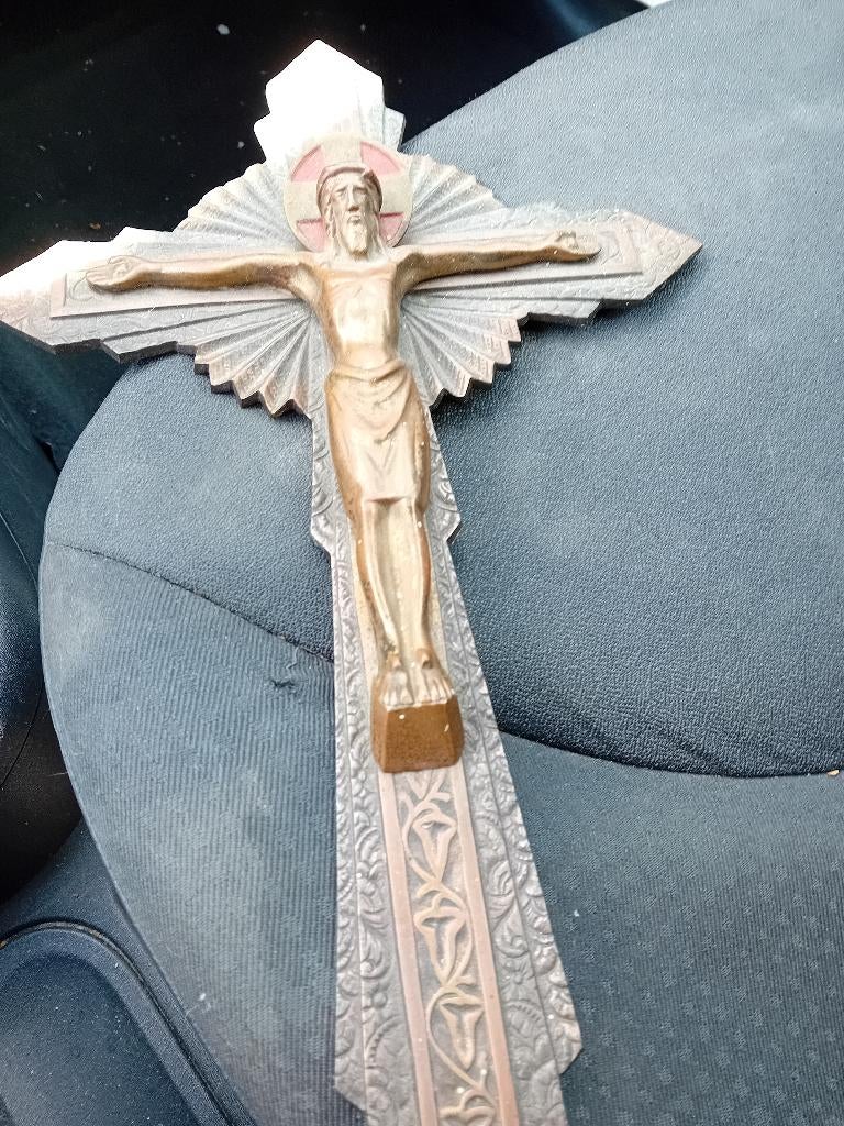 Croix jesus crucifié, Antiquités & Art, Enlèvement ou Envoi