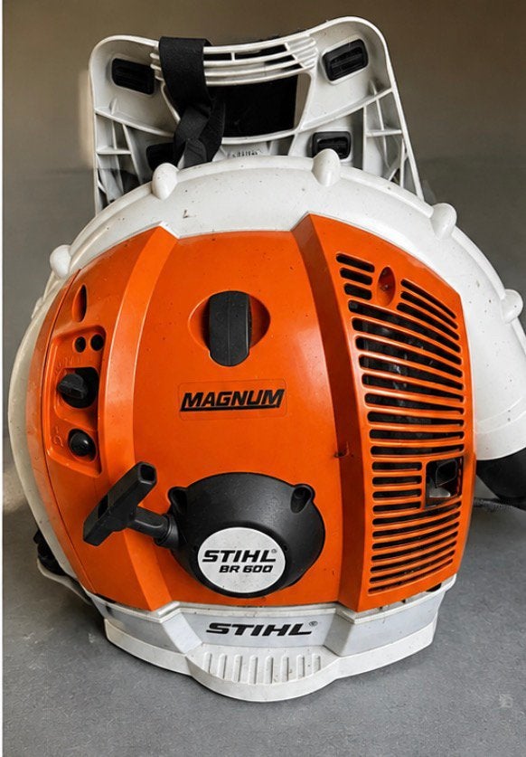 STIHL BR 600 Magnum – professionele rugbladblazer, Tuin en Terras, Ophalen, Zo goed als nieuw, Benzine