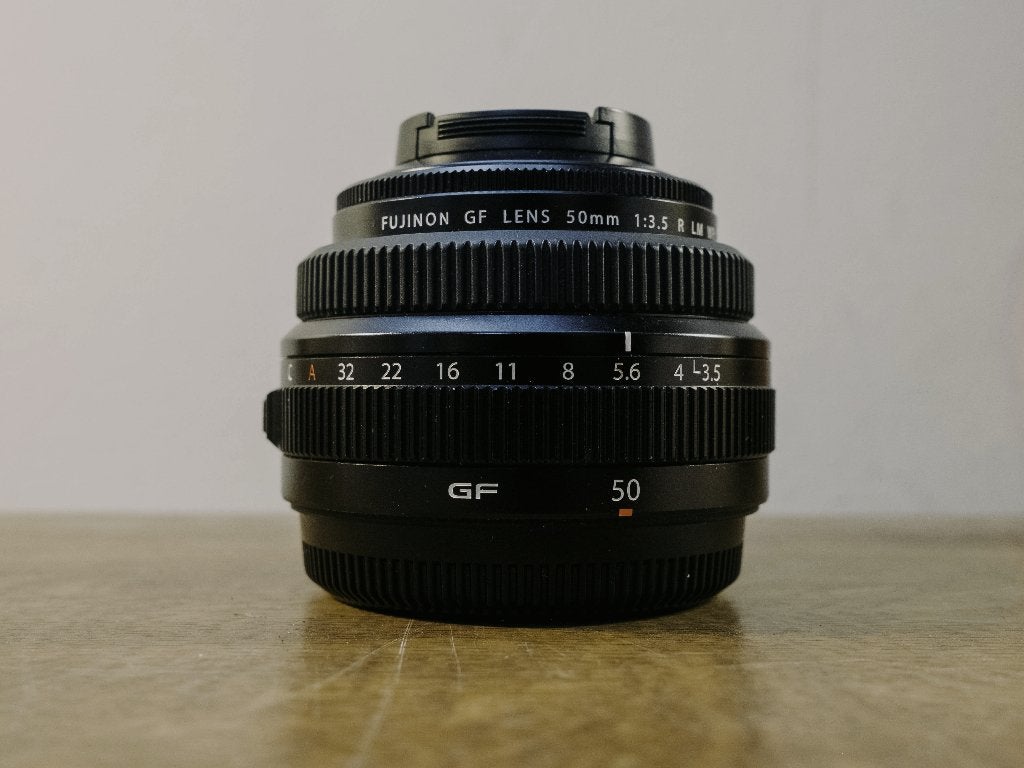 Fujifilm GF 50mm f/3.5 R LM WR–boîte+accessoire, Fujifilm, Enlèvement ou Envoi, Lentille standard, Comme neuf