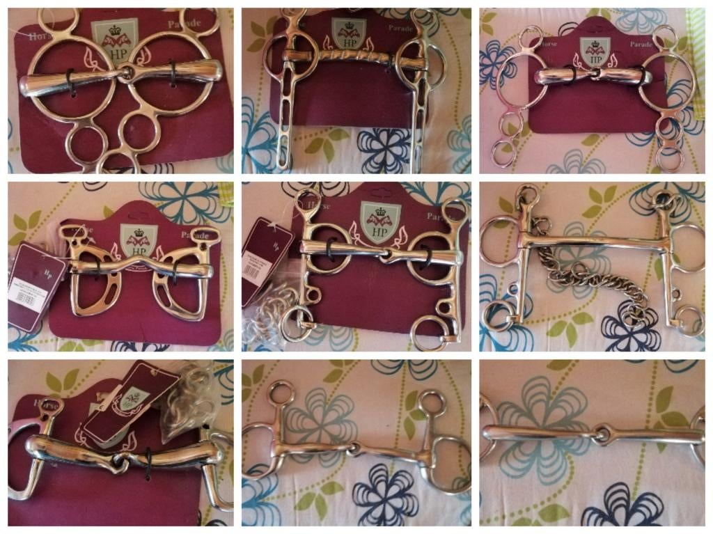 Lot de 9 nouveaux mors, Animaux & Accessoires, Enlèvement ou Envoi