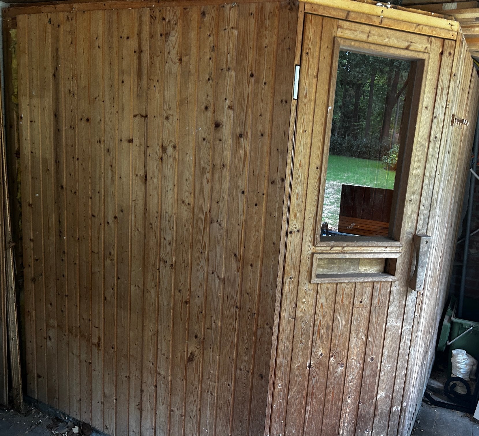 Sauna 4 personen, Enlèvement, Utilisé, Finlandais ou Traditionnel, Sauna complet