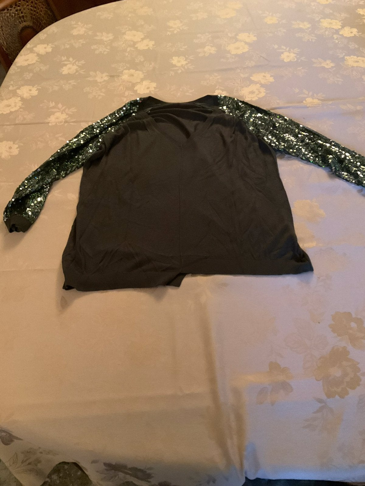 Blouse Large, Ophalen of Verzenden, Zo goed als nieuw, Maat 42/44 (L), Groen