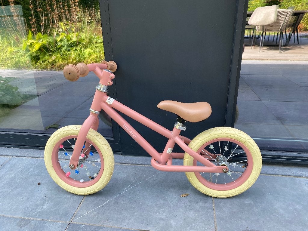 Loopfietsje little Dutch - roze - 12 inch, Ophalen, Gebruikt, Minder dan 16 inch, LIttle Dutch