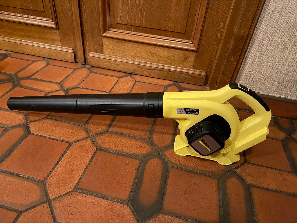 Kärcher LBL 2 batterij 18V + grote batterij van 5 Ah, Ophalen, Kärcher, Zo goed als nieuw, Accu