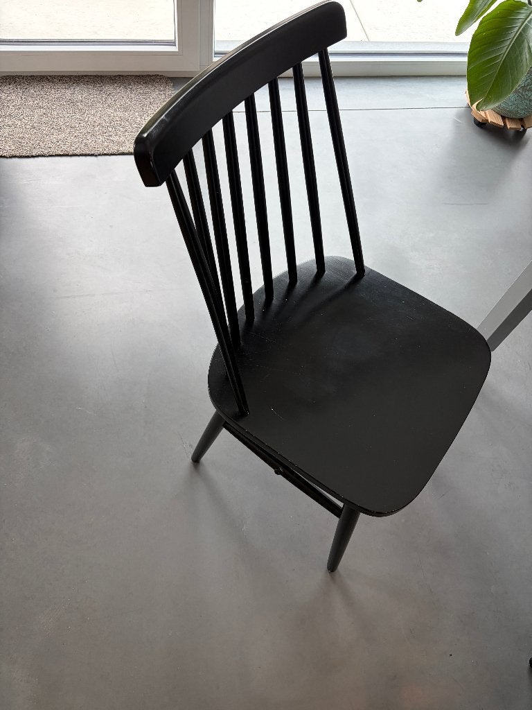 eetstoelen, Ophalen, Zwart, Zo goed als nieuw, Vijf, Zes of meer stoelen
