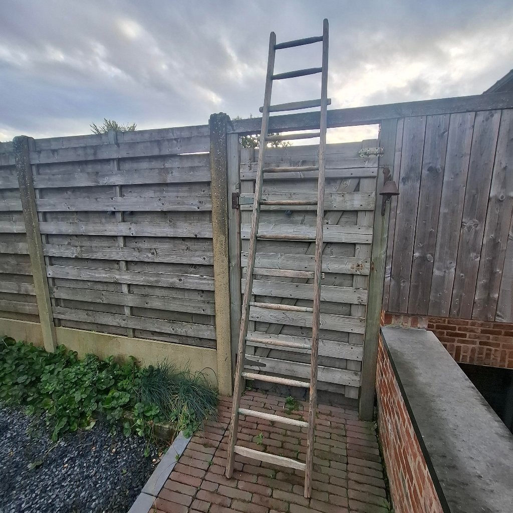 Houten ladder, Doe-het-zelf en Bouw, Ladders en Trappen, Ophalen, Gebruikt, Ladder, 2 tot 4 meter