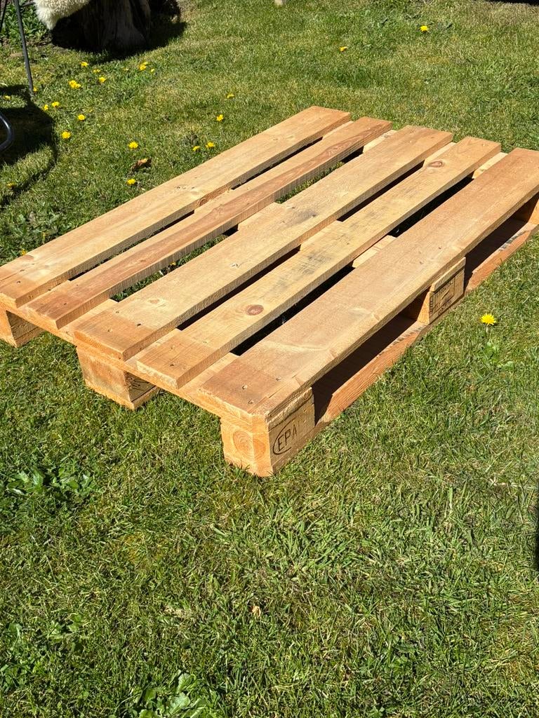 Europallet (4 stuks), Doe-het-zelf en Bouw, Hout en Planken, Ophalen, Zo goed als nieuw