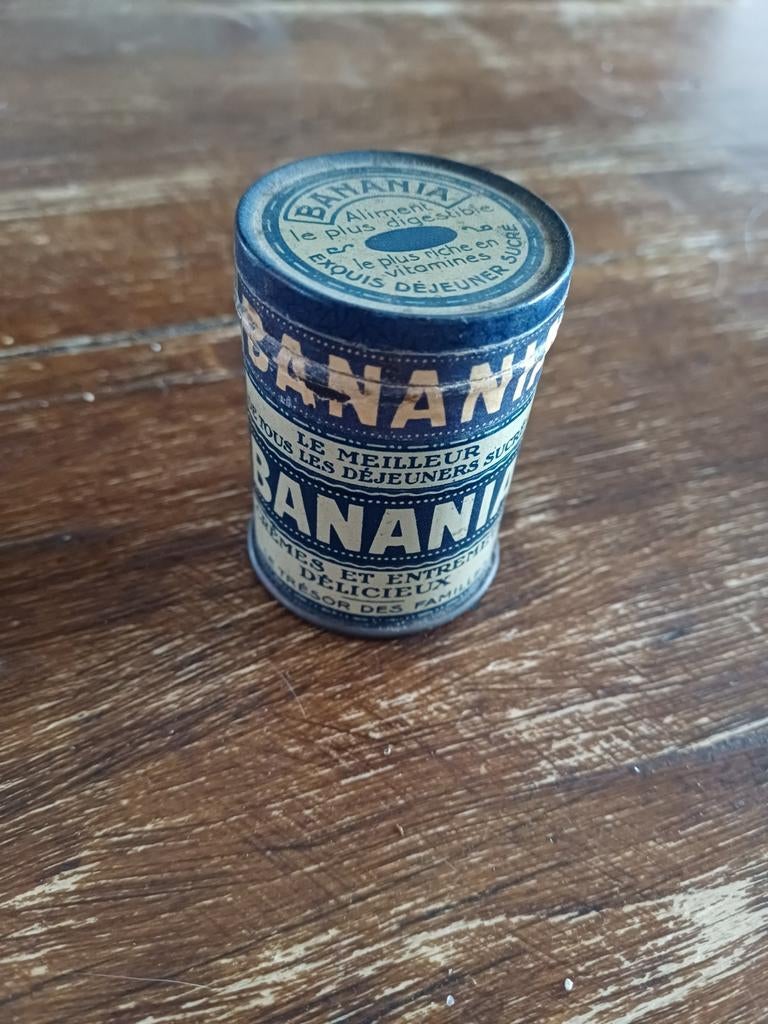 Ancienne boîte échantillon Banania des années 30,40, Enlèvement