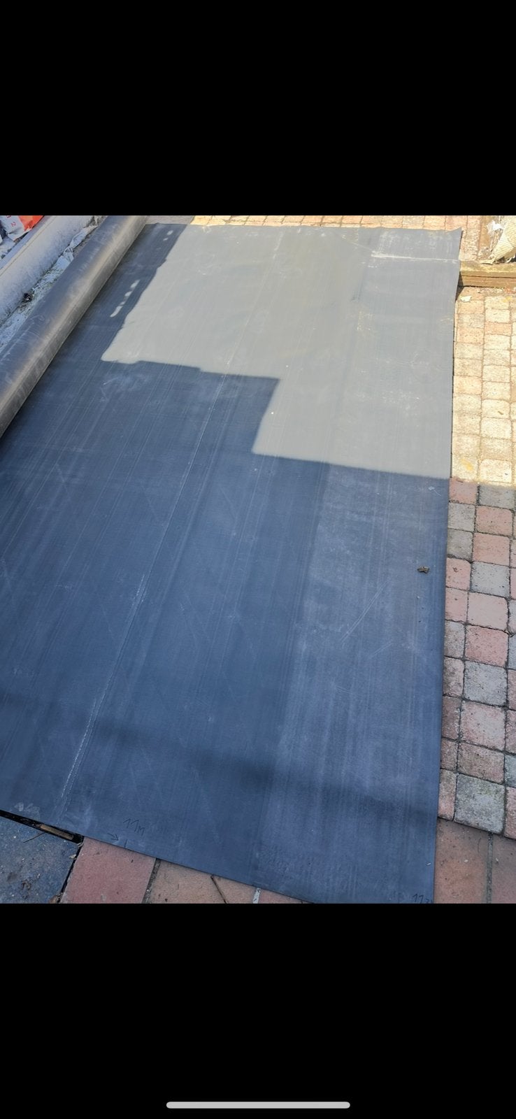 Toiture JP EPDM FR 3,05 mètres de large, épaisseur 1,14, Bricolage & Construction, Tuiles & Revêtements de toit, Enlèvement ou Envoi