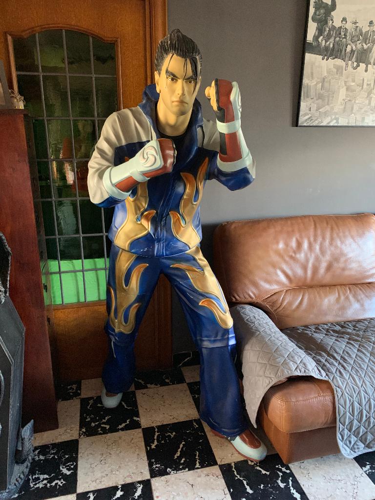 Tekken 4 Life Size Statue Jin Kazama OXMOX, Ophalen, Gebruikt, Overige typen