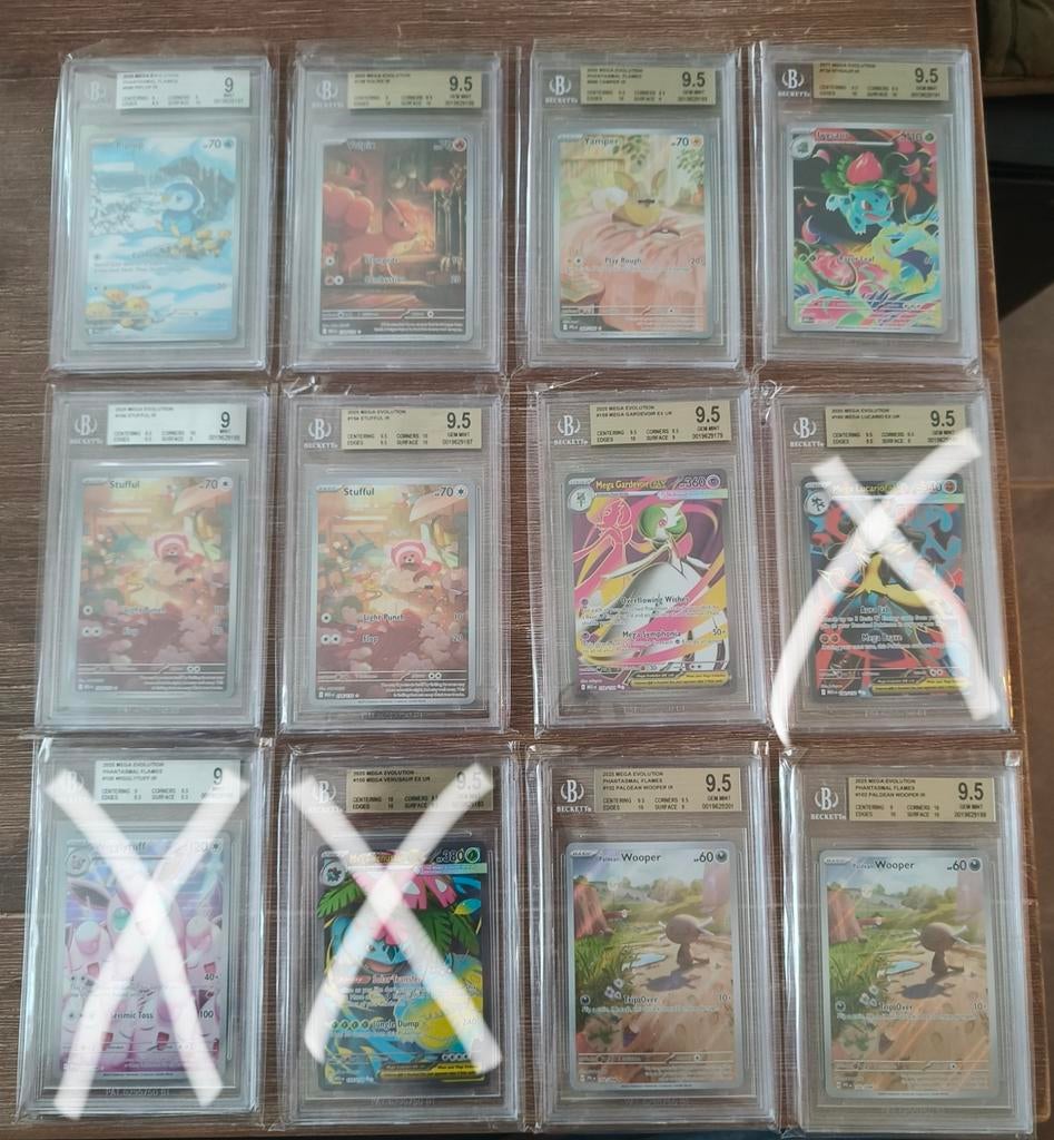 Pokemon slab's 4 sale / Beckett graded, Ophalen, Nieuw