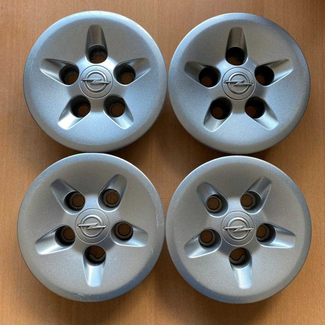 Wieldoppen Opel Combo 51906087 Set Dop Naafkap Sierdop, Auto-onderdelen, Gebruikt, -, -, Ophalen of Verzenden