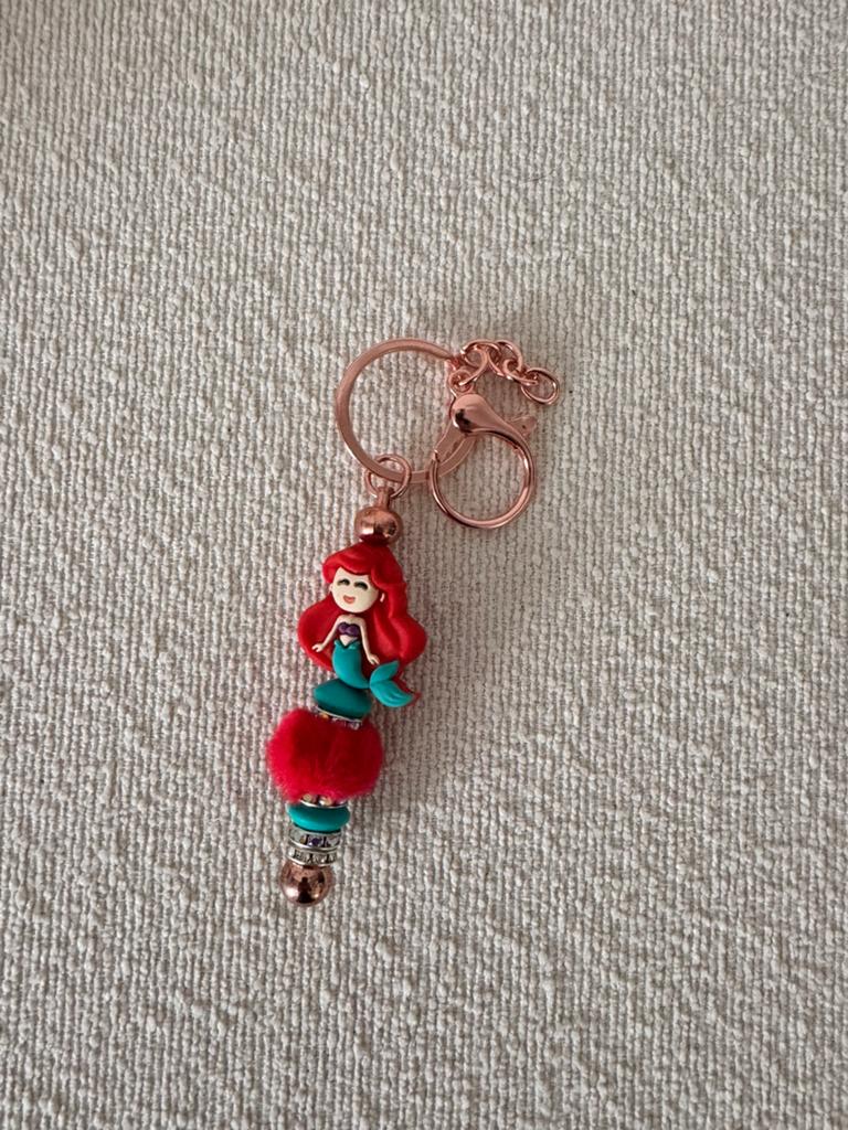 Schattige zeemeermin sleutelhanger / tashanger, Ophalen, Nieuw