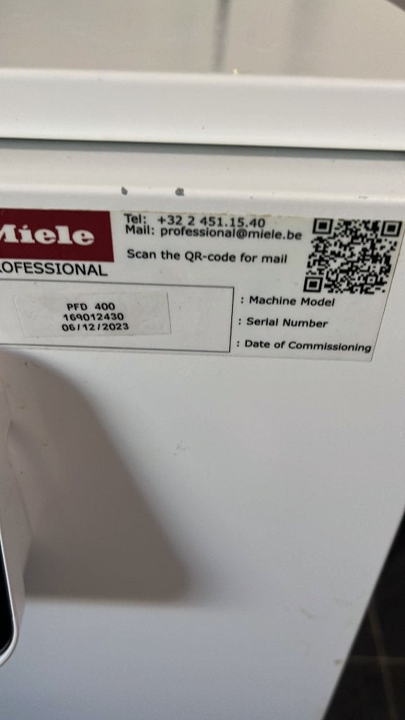 vaatwasser Miele professioneel, Ophalen, Minder dan 85 cm, 60 cm of meer, Zo goed als nieuw