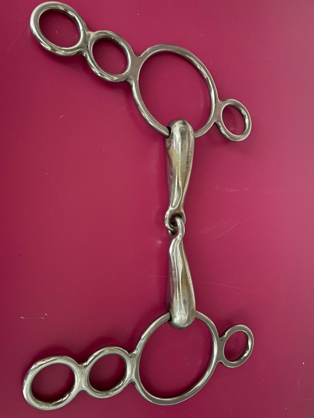 Pessoa bit met 3 extra ringen, Animaux & Accessoires, Chevaux & Poneys | Brides & Harnachement, Enlèvement, Utilisé, Pessoa, Mors