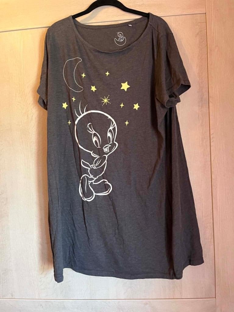 slaapkleed grijs tweety xl, Vêtements | Femmes, Grandes tailles, Enlèvement ou Envoi, Porté, Gris