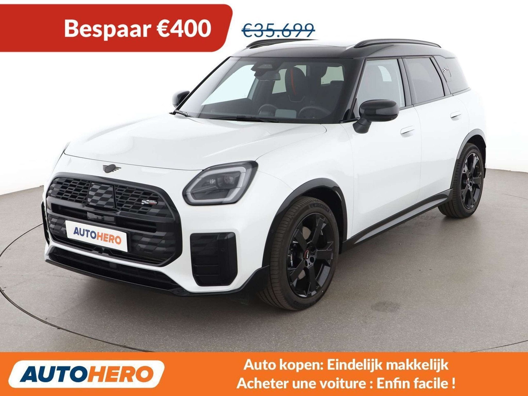 MINI Countryman C Cooper C Mild-Hybrid John Cooper Works Tri, Auto's, Mini, Gebruikt, Zwart, Countryman, Wit