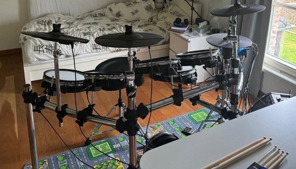 Drumstel, Musique & Instruments, Enlèvement, Utilisé, Autres marques
