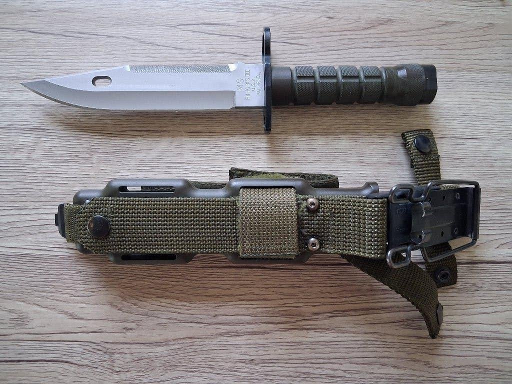 Baïonnette US M9, Enlèvement, Armée de terre, Couteau ou Poignard
