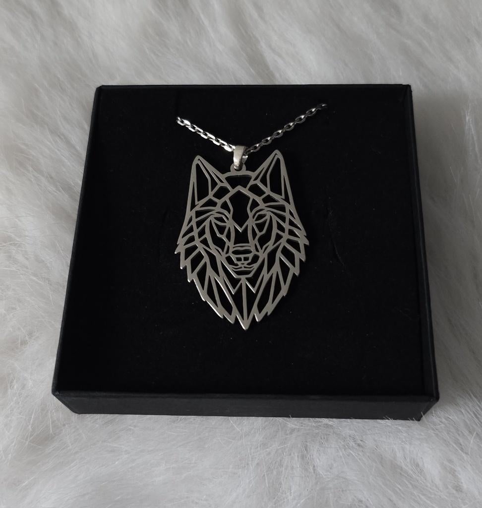 Ketting WOLF, Met hanger, Nieuw, Ophalen of Verzenden, Zilver