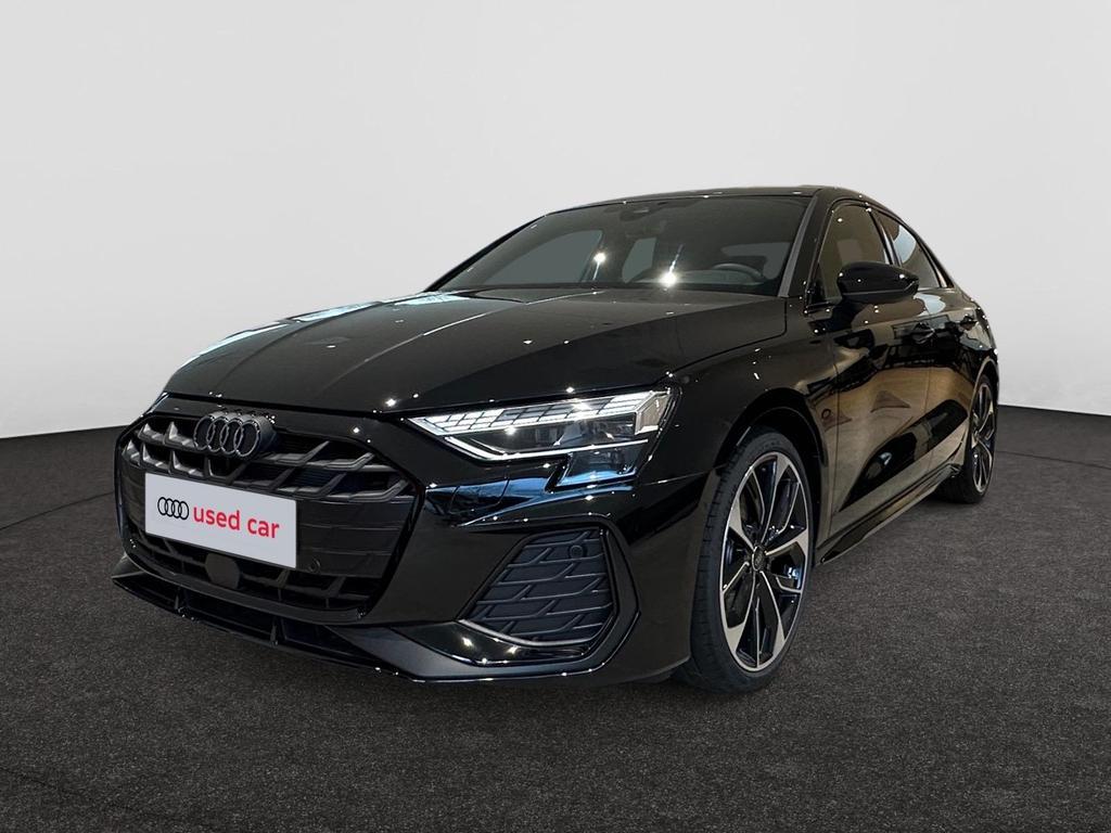 Audi A3 Sedan A3 Sedan 35 TFSI Business Edition S line S tro, Auto's, Audi, Automaat, Zwart, https://public.car-pass.be/vhr/be3415e0-f8c5-4aaf-bda3-7af15e687608
