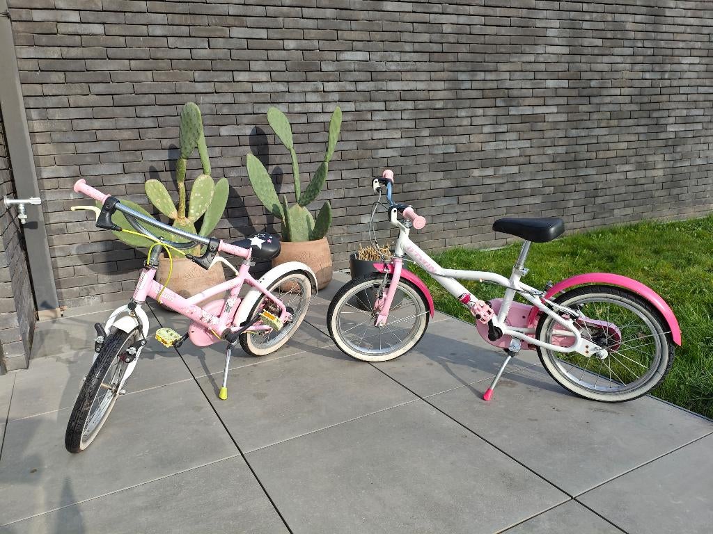 2 keer Fiets 16 inch, Fietsen en Brommers, Ophalen, Gebruikt, 16 inch, Btwin