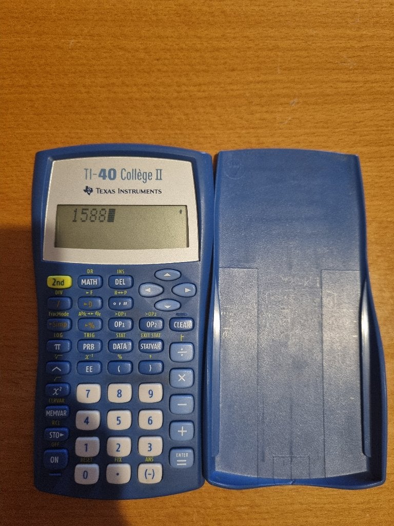 Calculatrice Texas Instruments TI-40 College II, Enlèvement ou Envoi, Calculatrices graphique, Utilisé