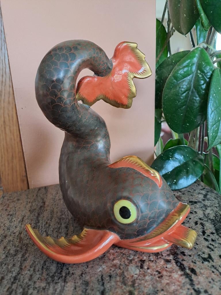 Porcelaine HEREND peinte à la main - Koi Fish, Antiquités & Art, Antiquités | Porcelaine, Envoi