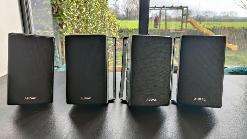 Audac bx5.2 luidsprekers 4 stuks, belgische makelij, Audio, Tv en Foto, Ophalen