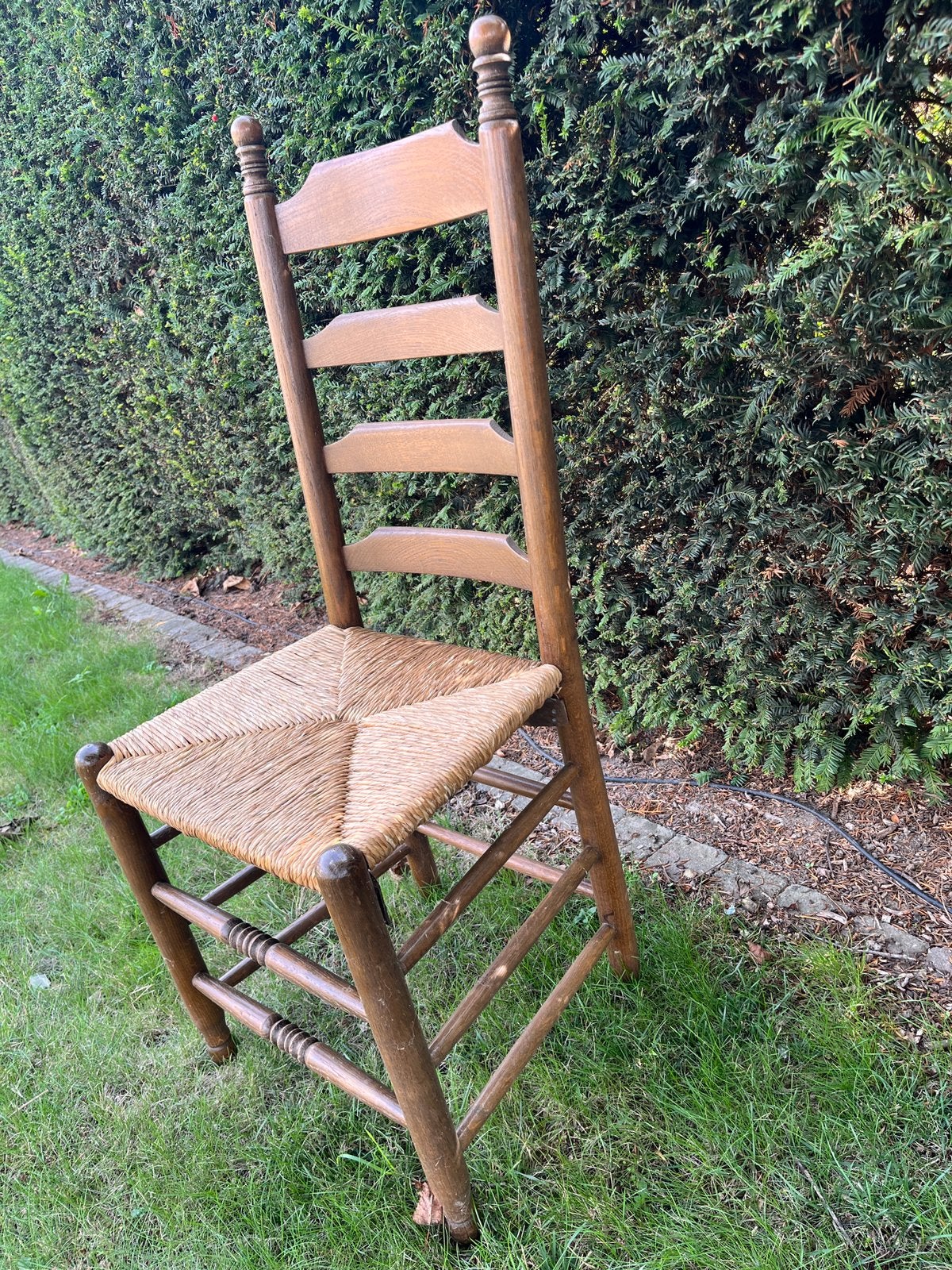 Rieten stoelen (8 stuks) ambachtelijk gemaakt, Enlèvement