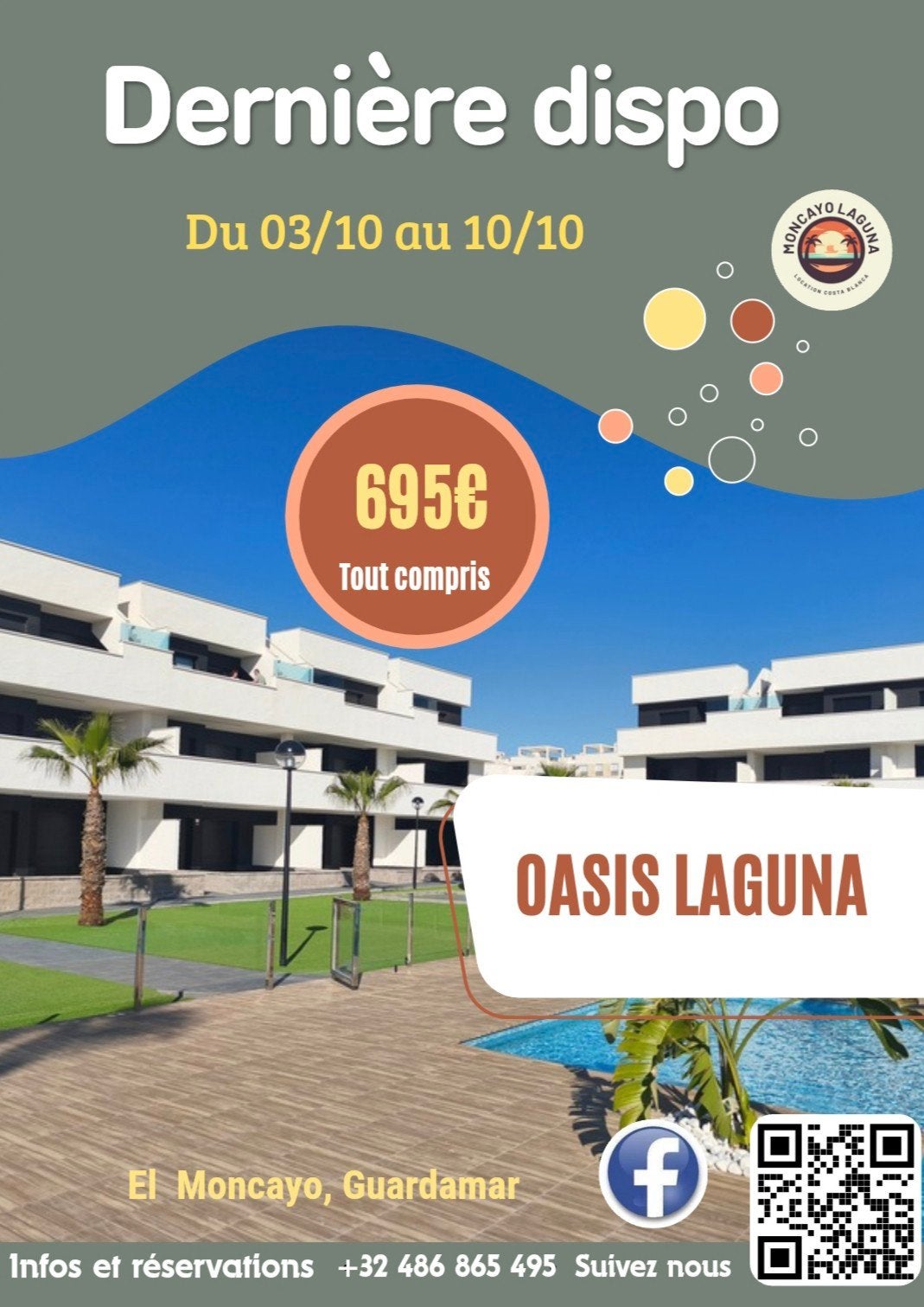 Villa Moncayo et Apartamento oasislaguna, Zwembad, Appartement, 2 slaapkamers