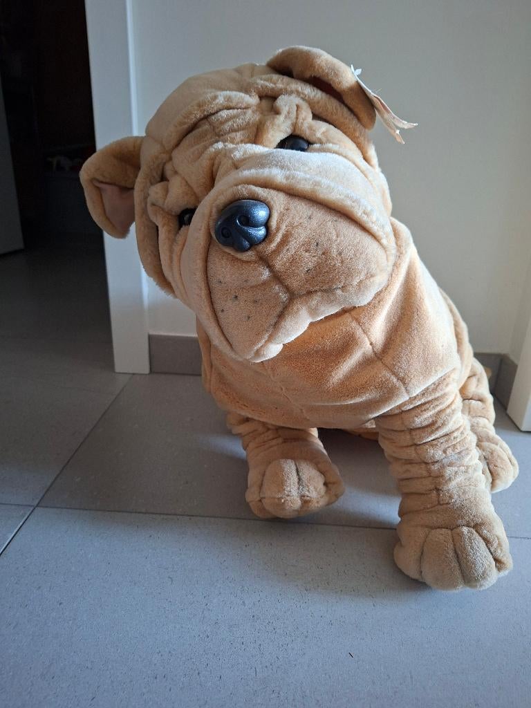 Grote knuffel Shar-pei hond, Ophalen of Verzenden, Gebruikt, Hond