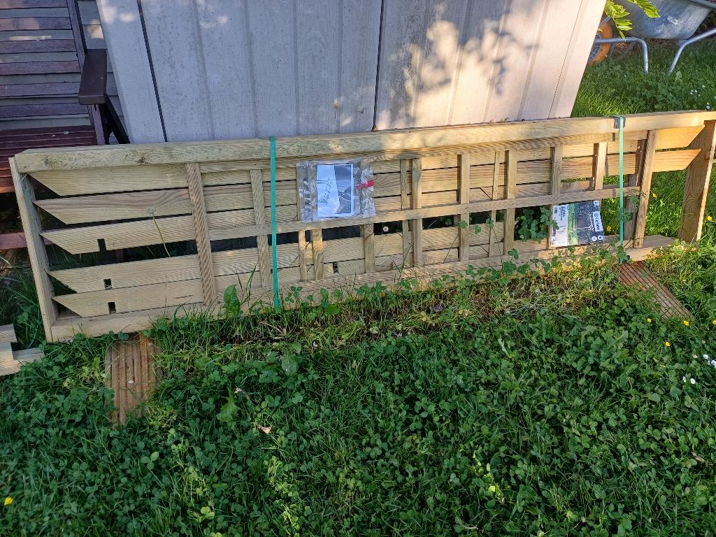 Arche de jardin en bois traité L210-l70-H213, Enlèvement, Neuf